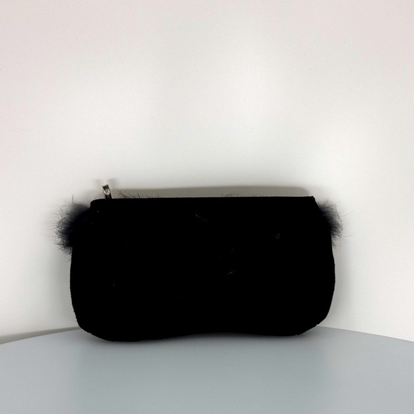 Swarovski Black Clutch with Crystal Accent​